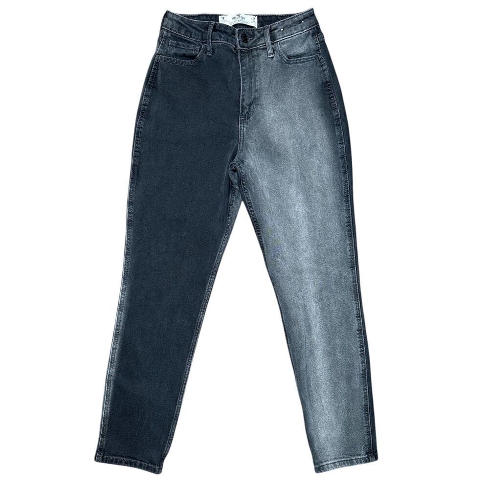 Hollister Spliced Curvy Hi-Rise Retro, Y2k Mom Jean Sz: 1R